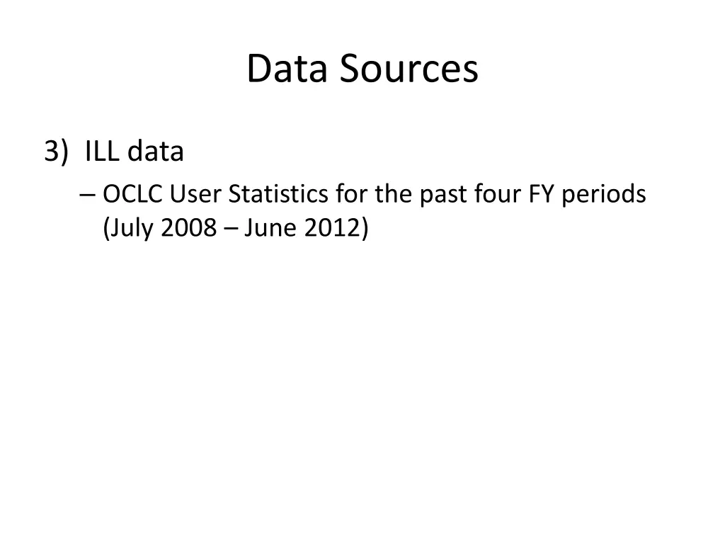 data sources 2