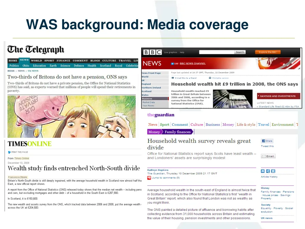 was background media coverage