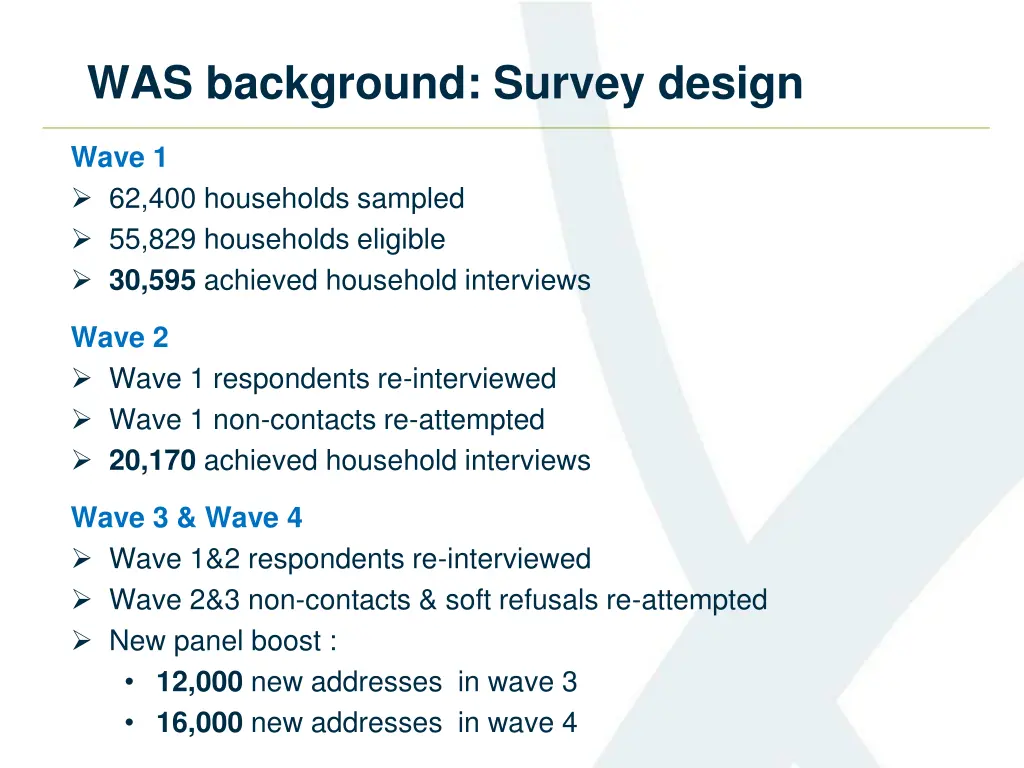 was background survey design 2