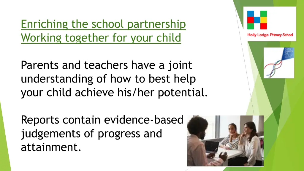 enriching the school partnership working together