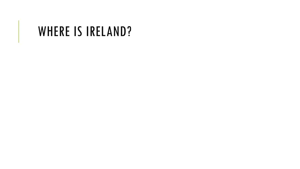 where is ireland