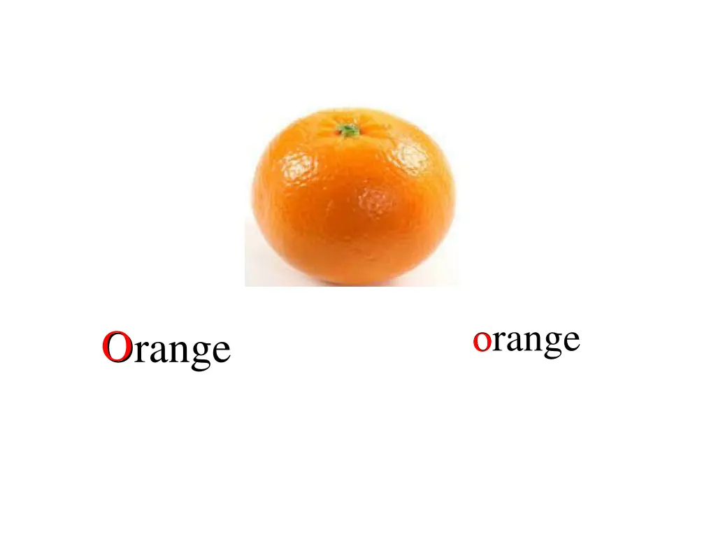 orange o