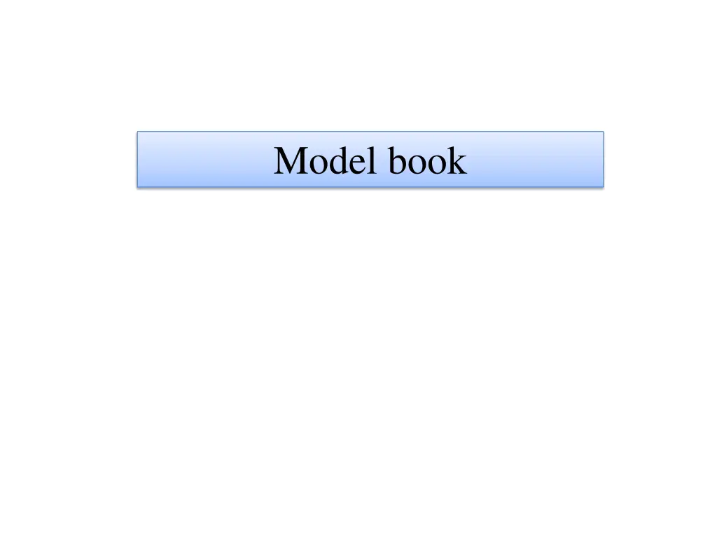 model book