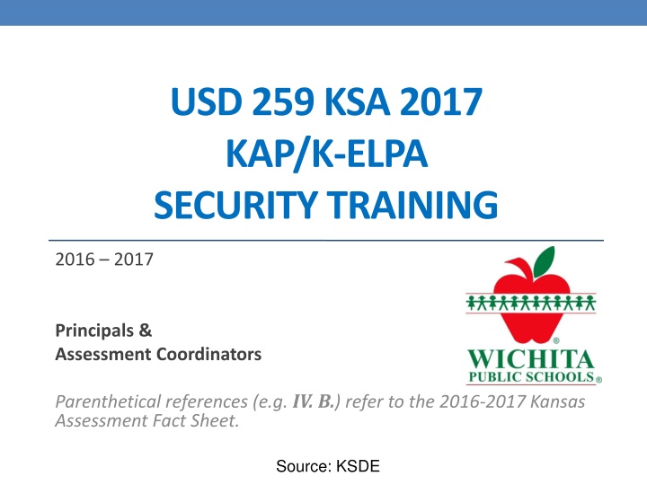 usd 259 ksa 2017 kap k elpa security training