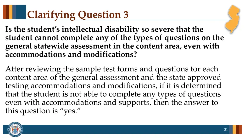 clarifying question 3