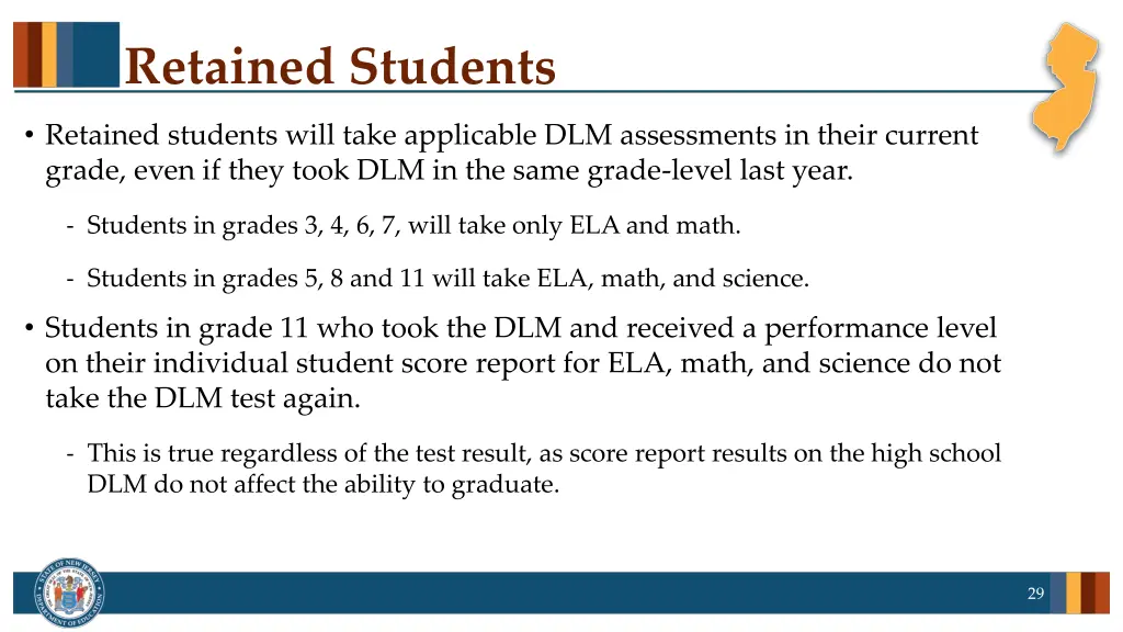 retained students