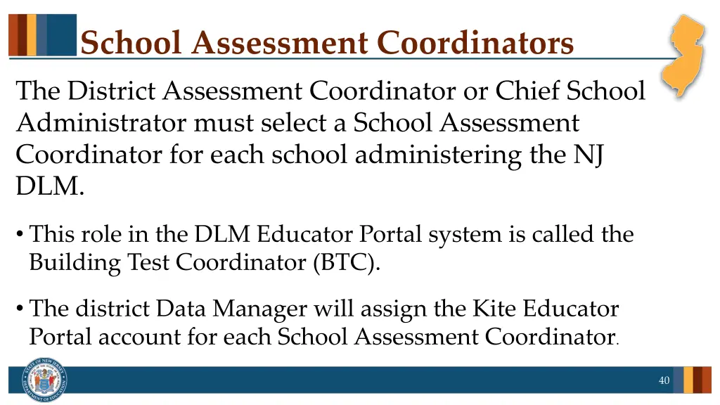 school assessment coordinators