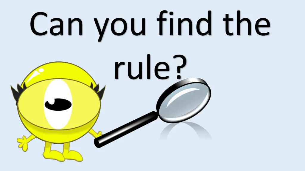 can you find the rule