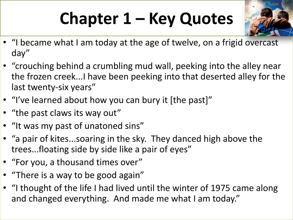 chapter 1 key quotes