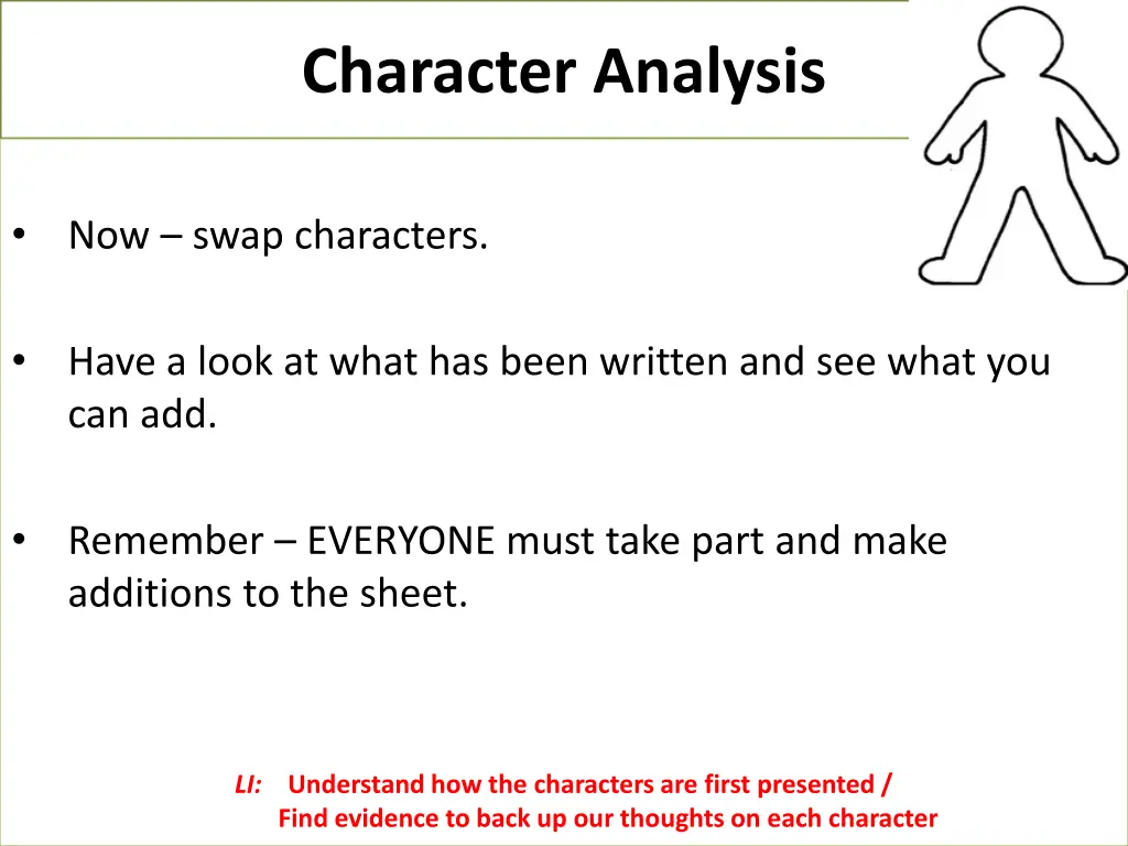 character analysis 1