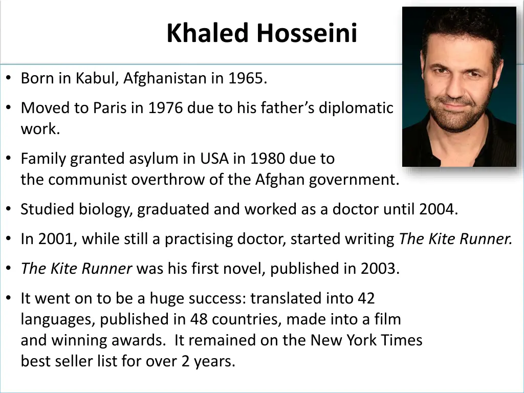 khaled hosseini