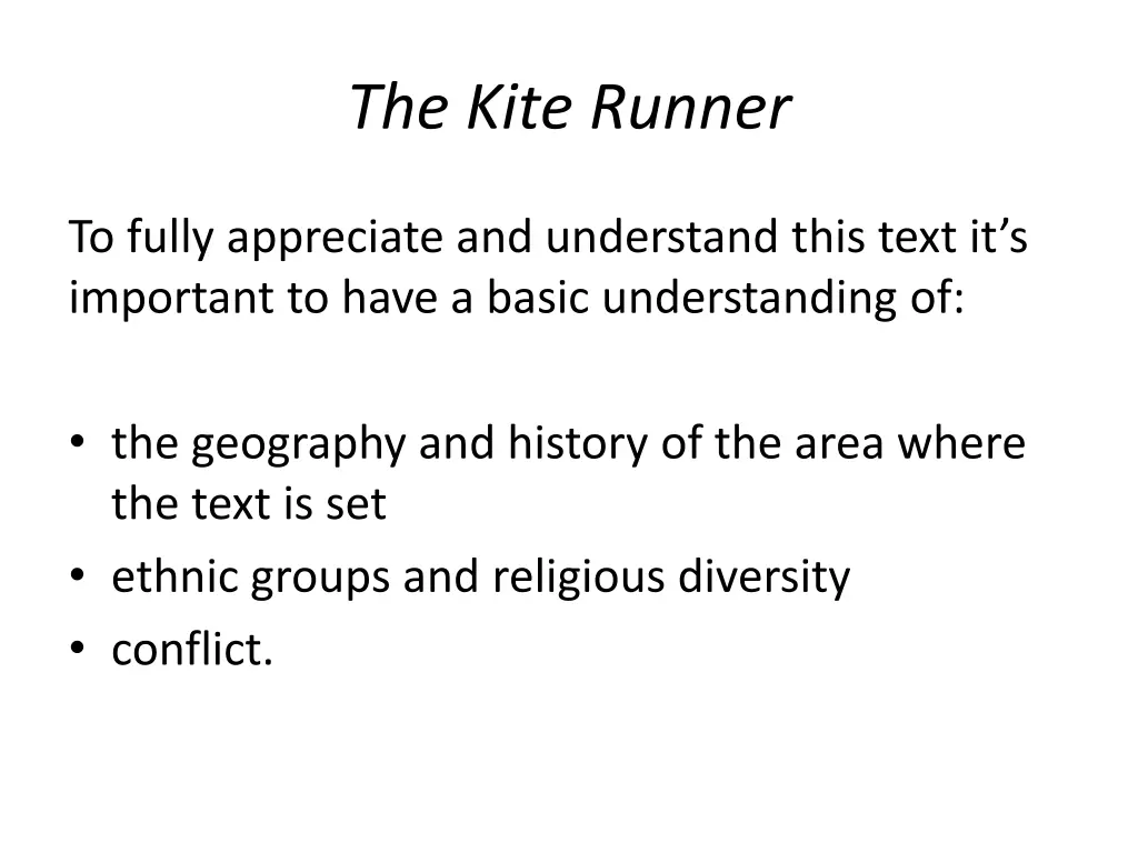 the kite runner