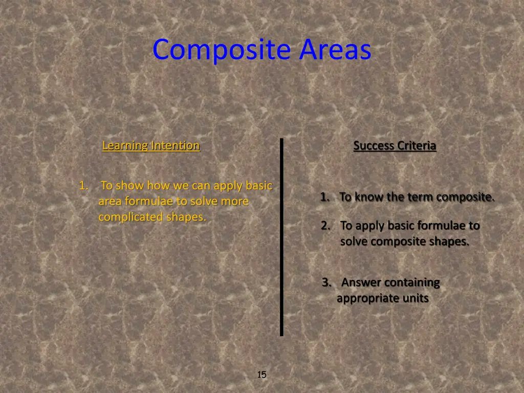 composite areas