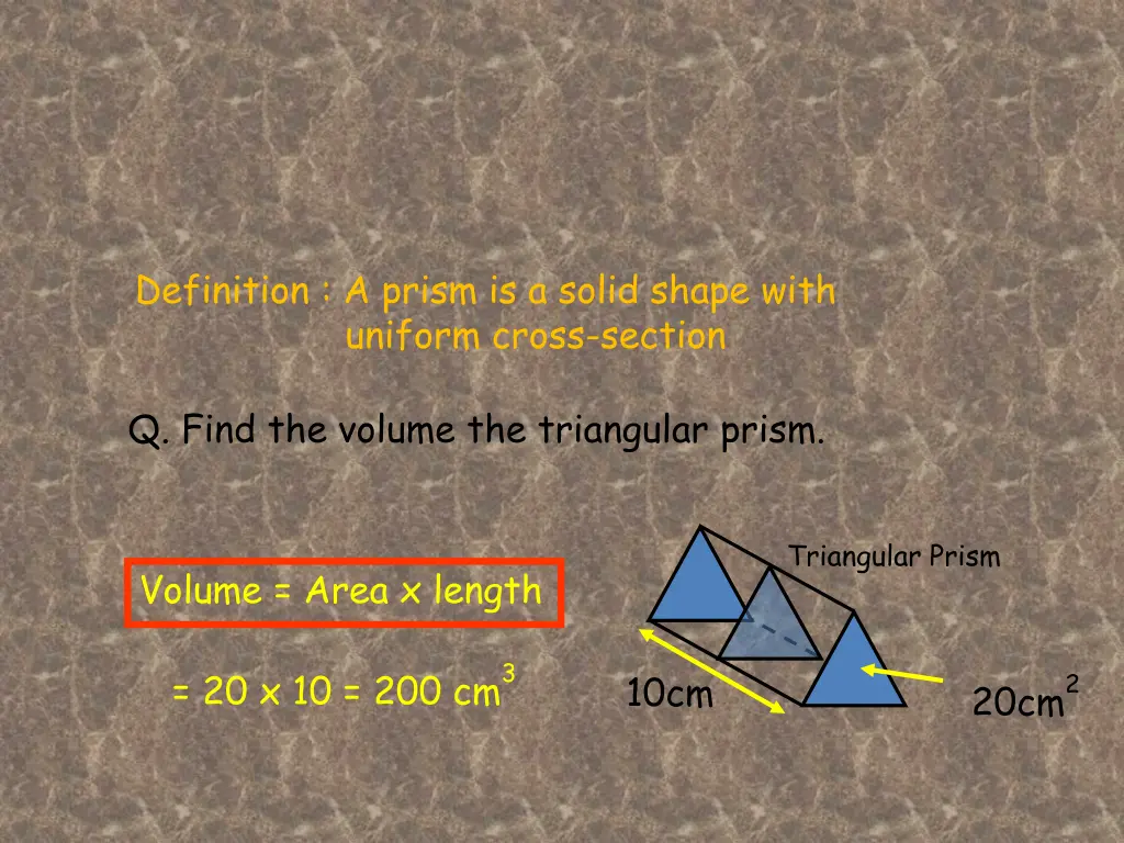 definition a prism is a solid shape with uniform