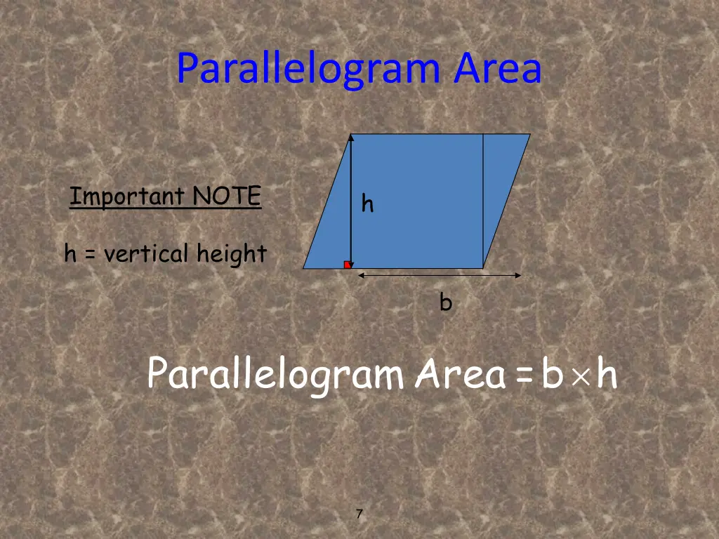 parallelogram area