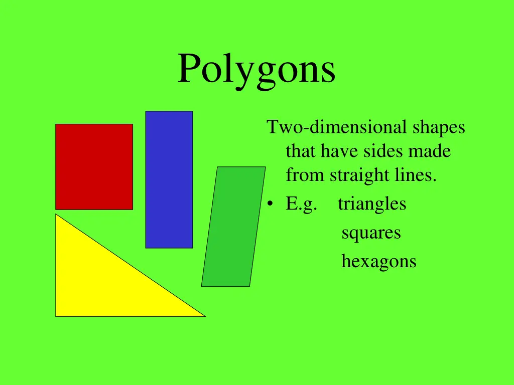 polygons