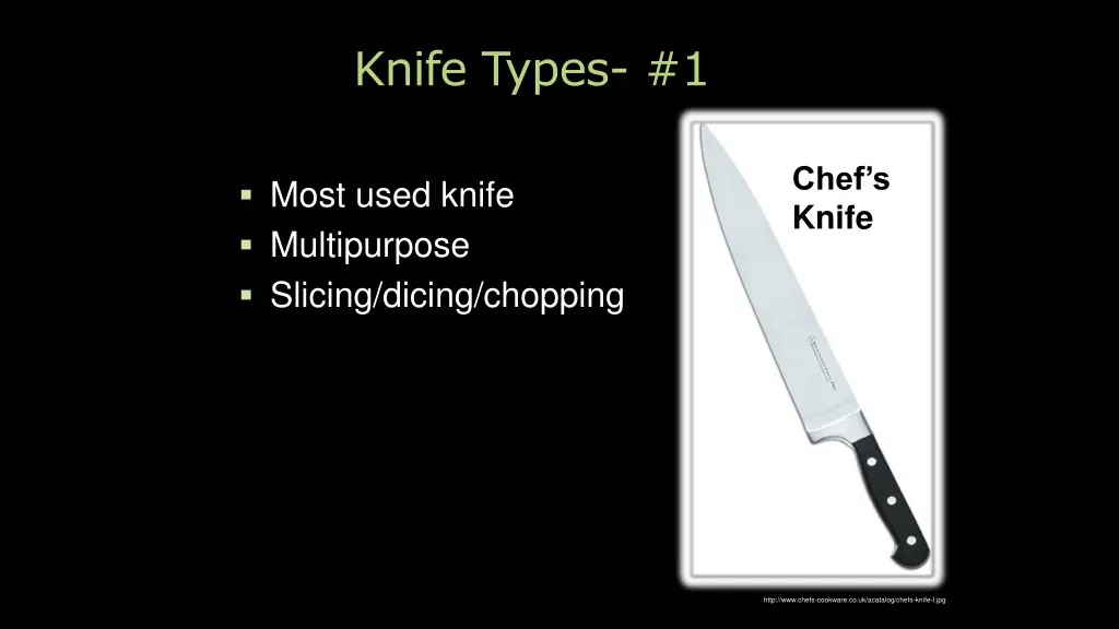 knife types 1