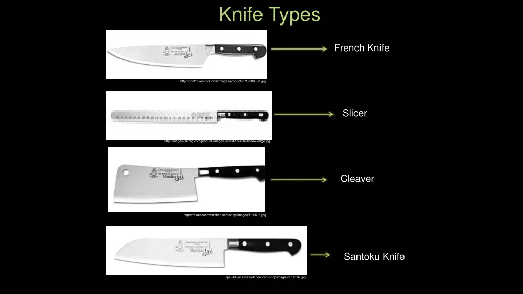 knife types 4