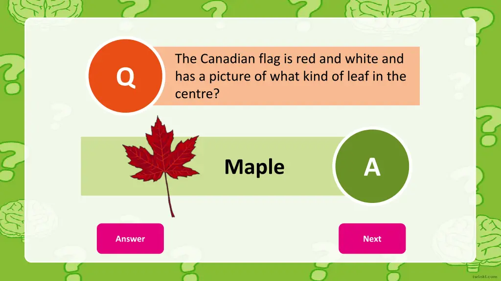 the canadian flag is red and white