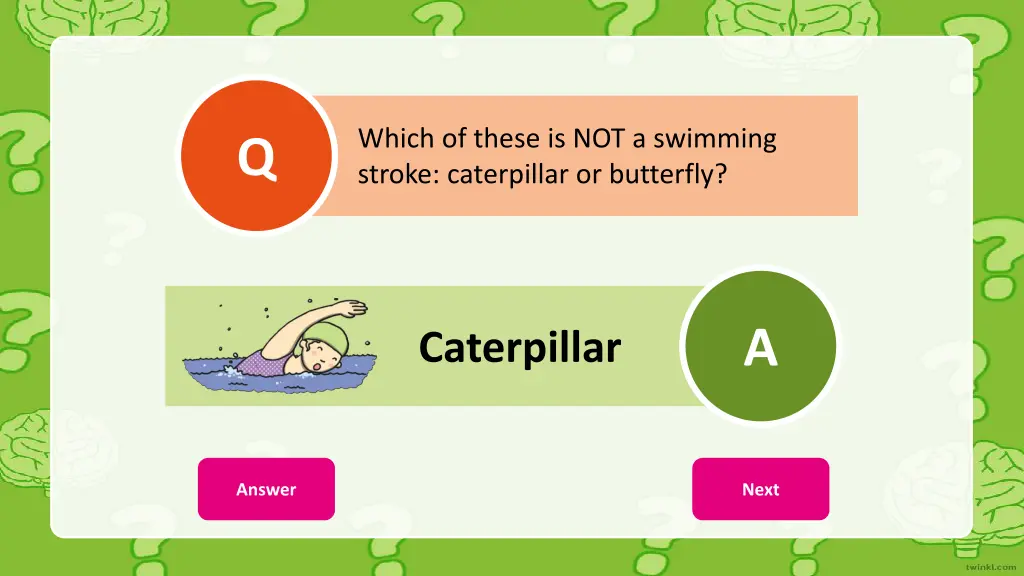 which of these is not a swimming stroke