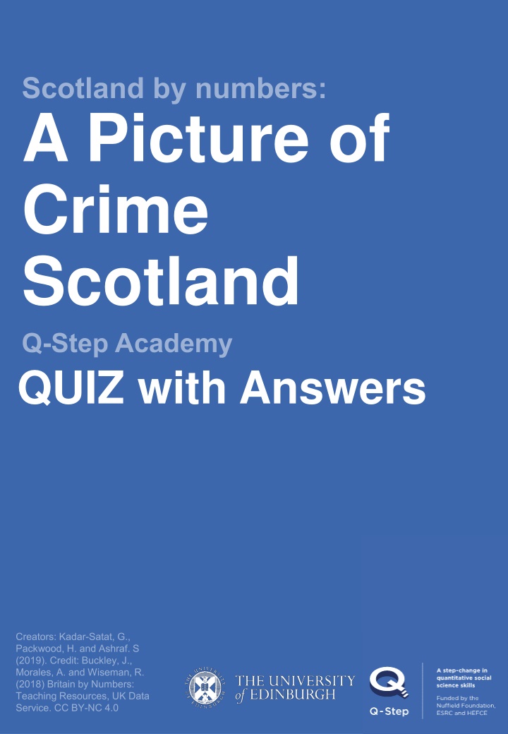 a picture of crime scotland