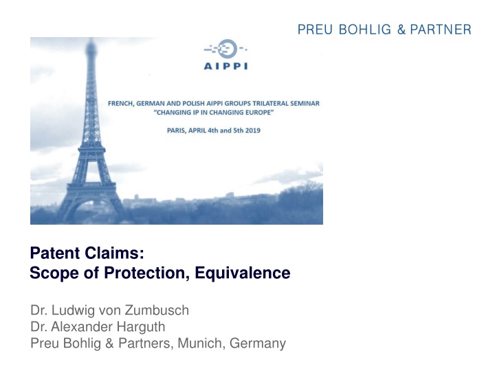 patent claims scope of protection equivalence