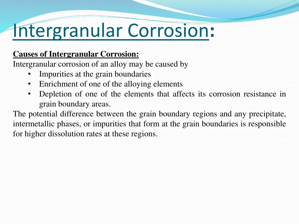 intergranular corrosion 1