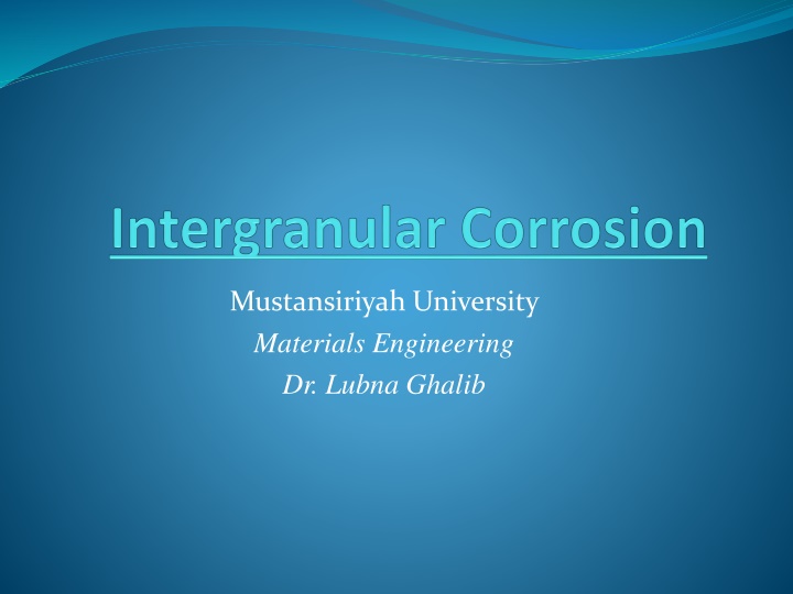 mustansiriyah university materials engineering