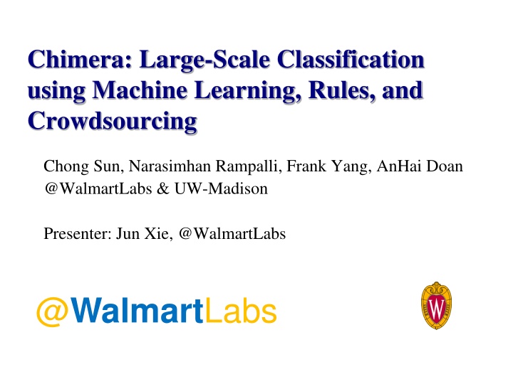 chimera large scale classification using machine