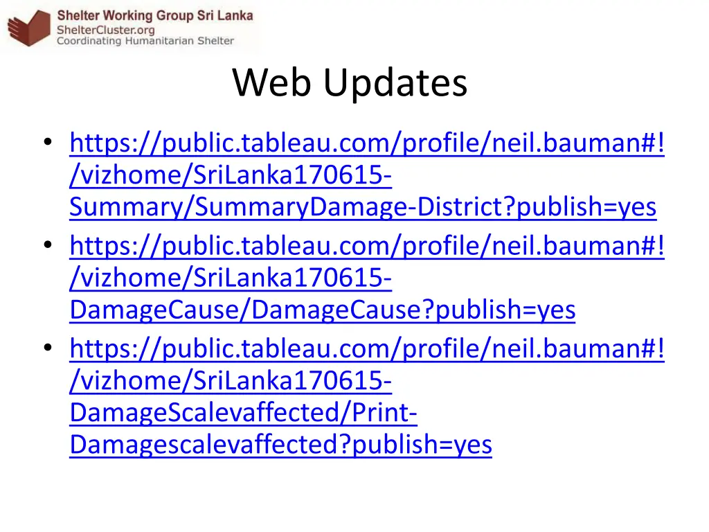 web updates