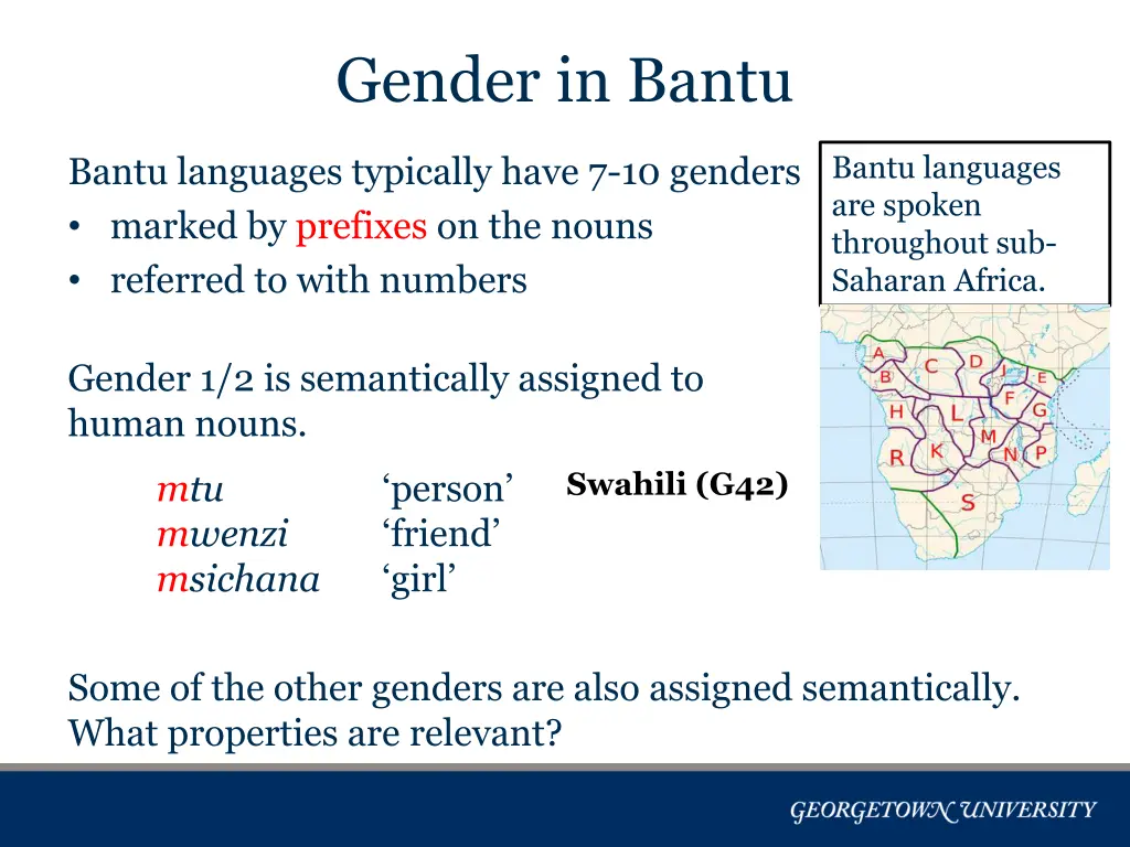 gender in bantu