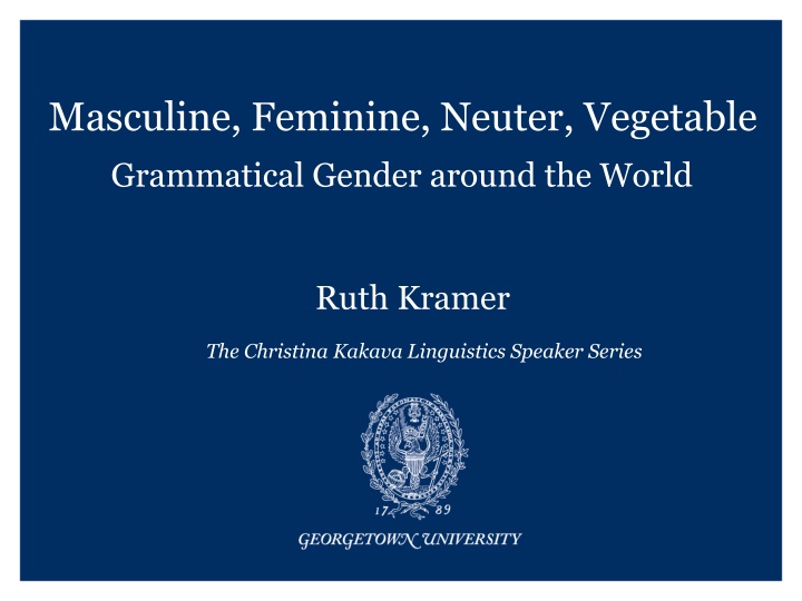 masculine feminine neuter vegetable