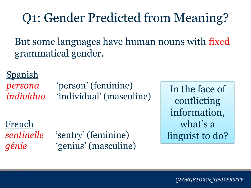 q1 gender predicted from meaning 2