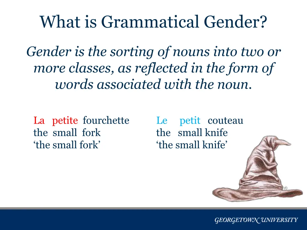 what is grammatical gender 1