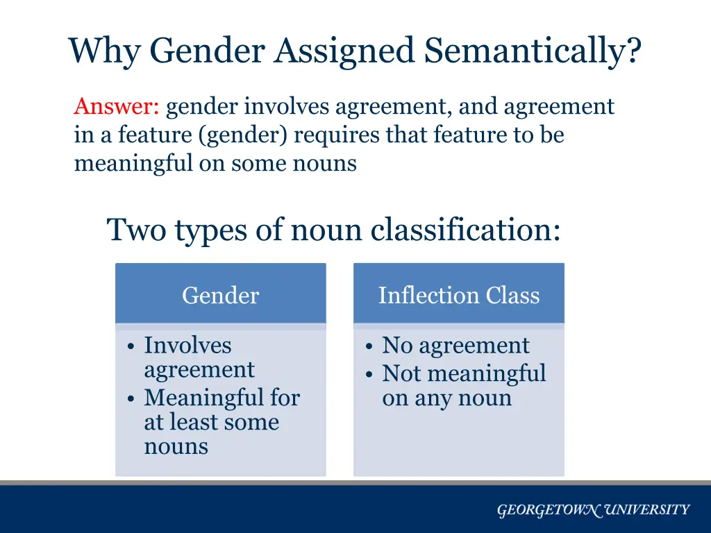 why gender assigned semantically