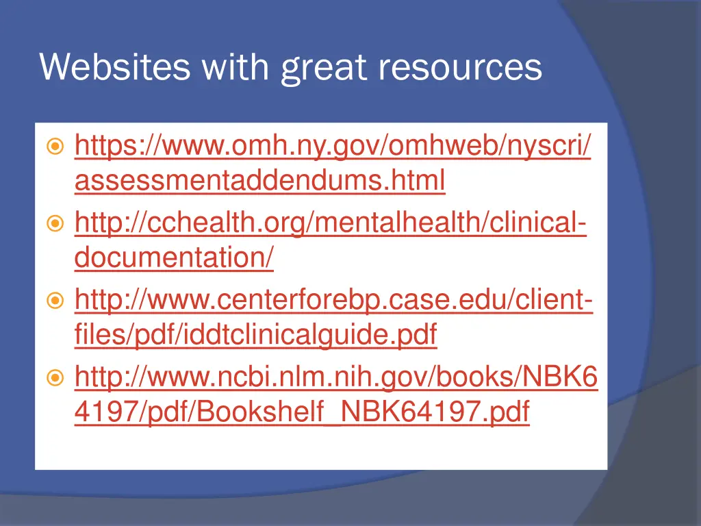 websites with great resources