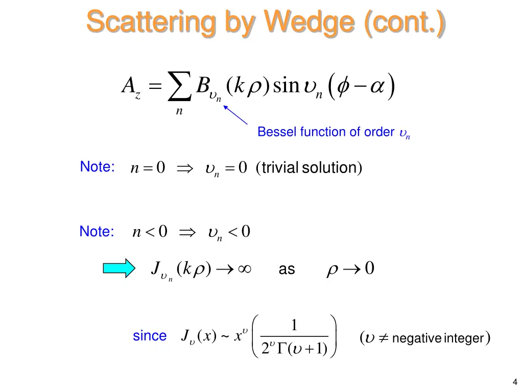 scattering by wedge cont 1