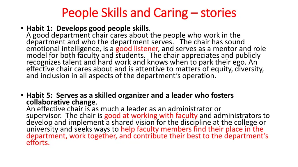 people skills and caring people skills and caring