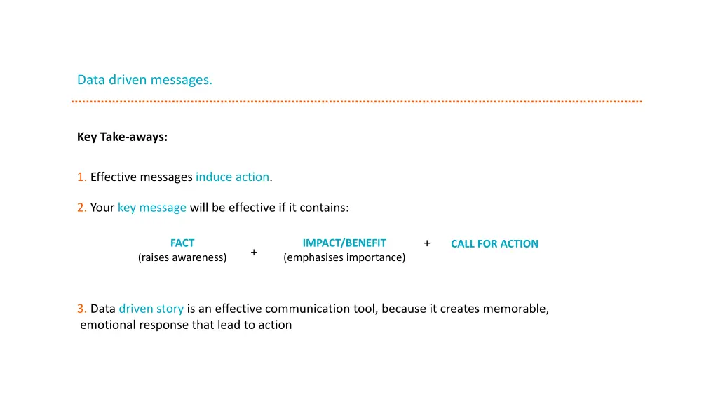 data driven messages 2