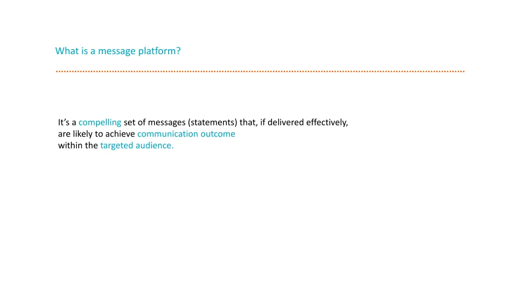 what is a message platform