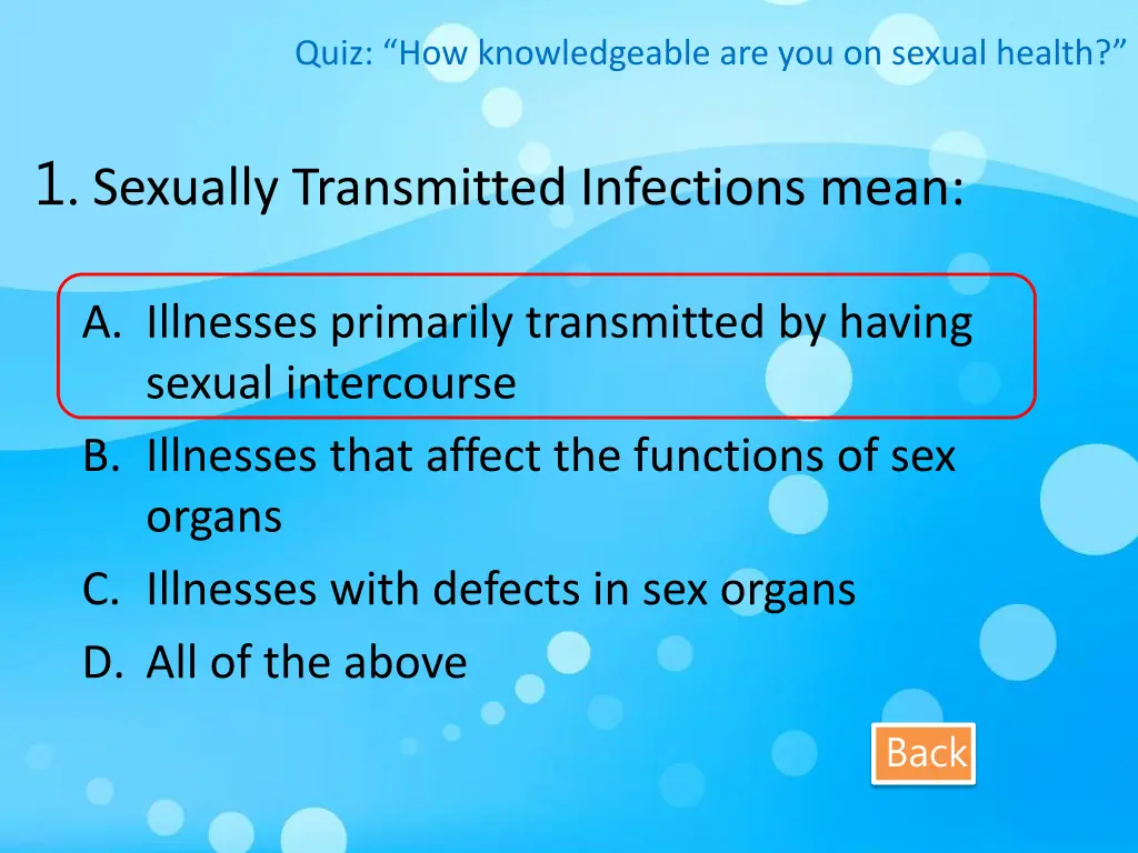 quiz how knowledgeable are you on sexual health 1