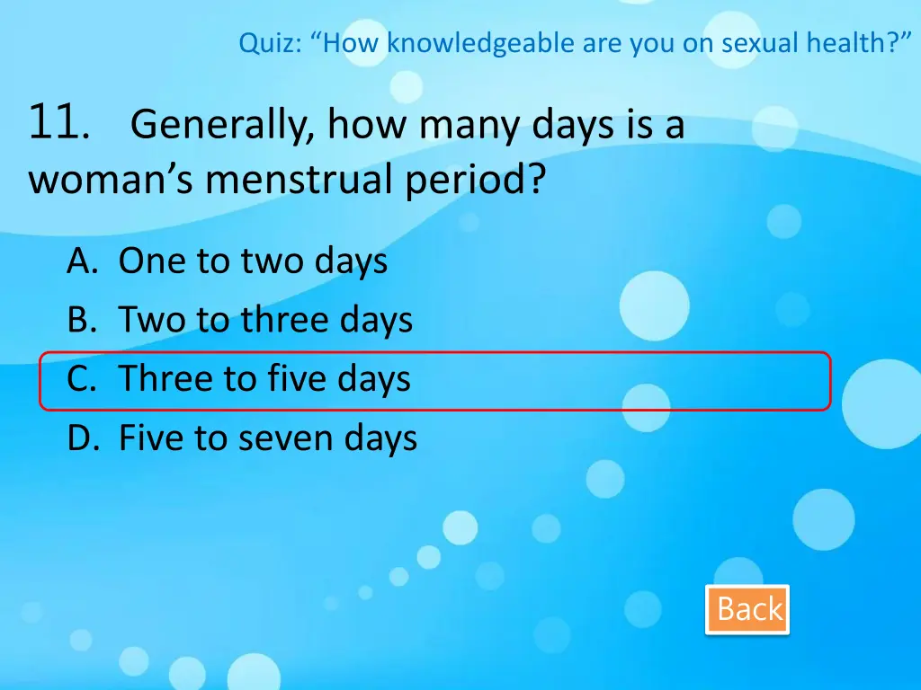 quiz how knowledgeable are you on sexual health 11