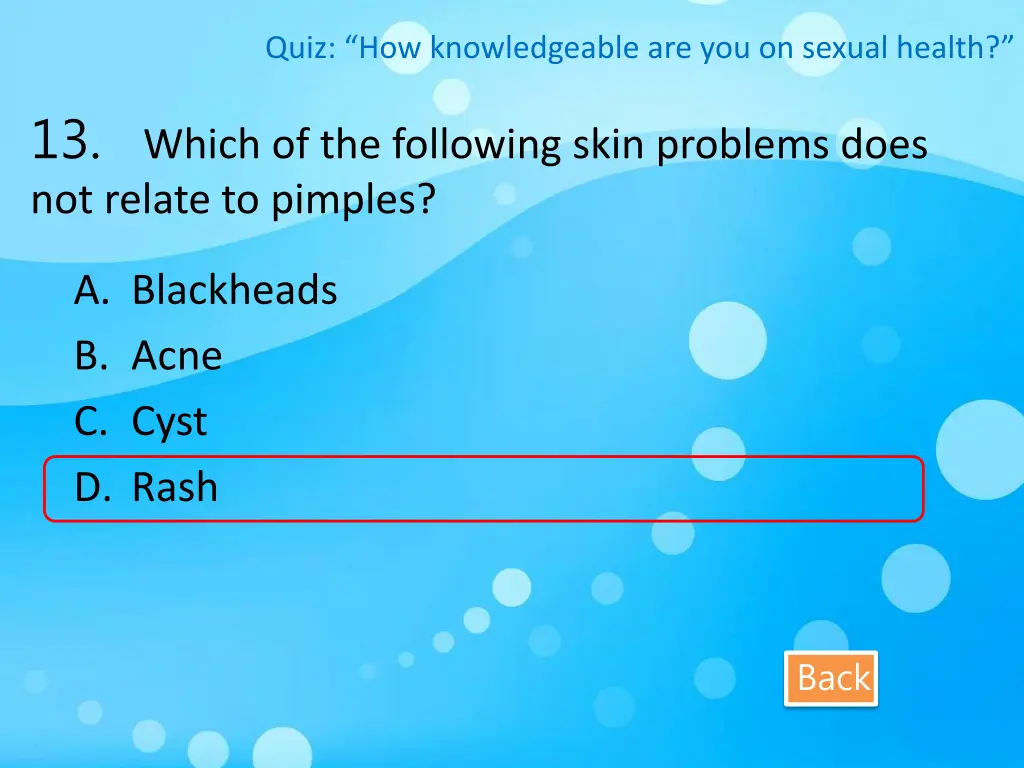 quiz how knowledgeable are you on sexual health 13