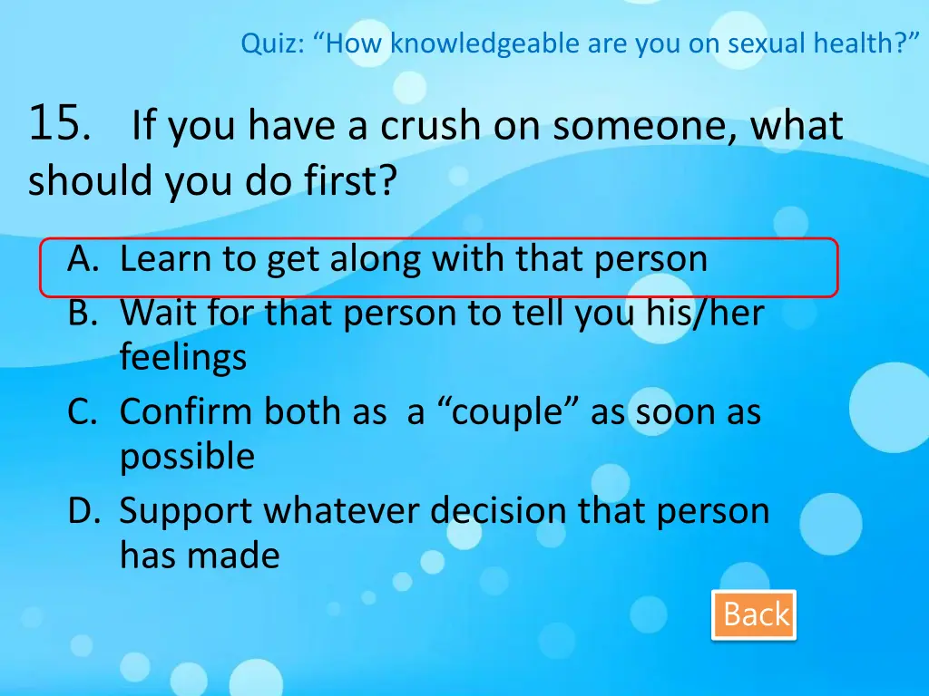 quiz how knowledgeable are you on sexual health 15