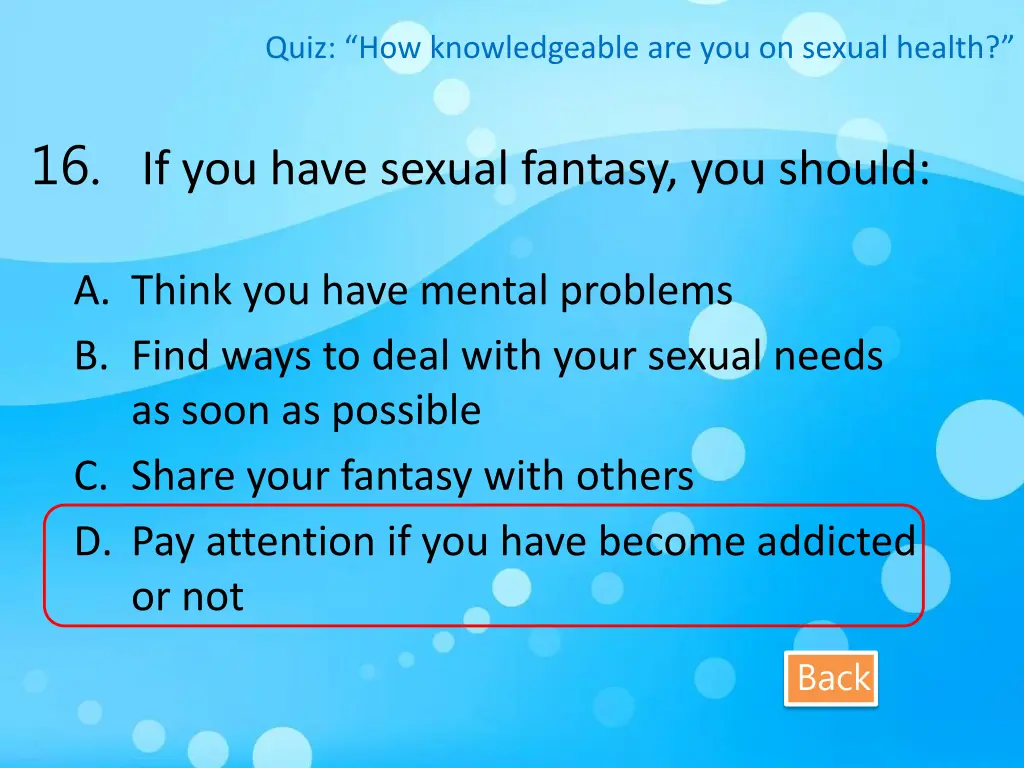 quiz how knowledgeable are you on sexual health 16