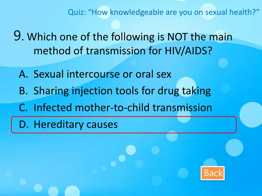 quiz how knowledgeable are you on sexual health 9