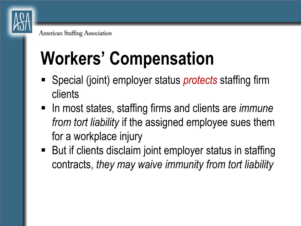 workers compensation special joint employer