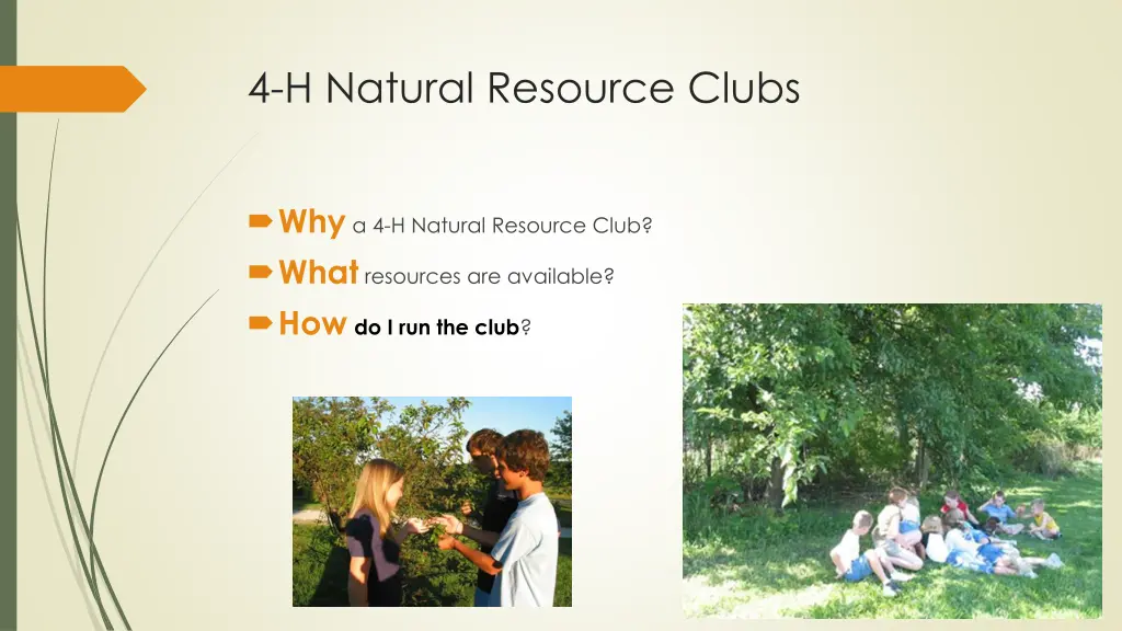 4 h natural resource clubs