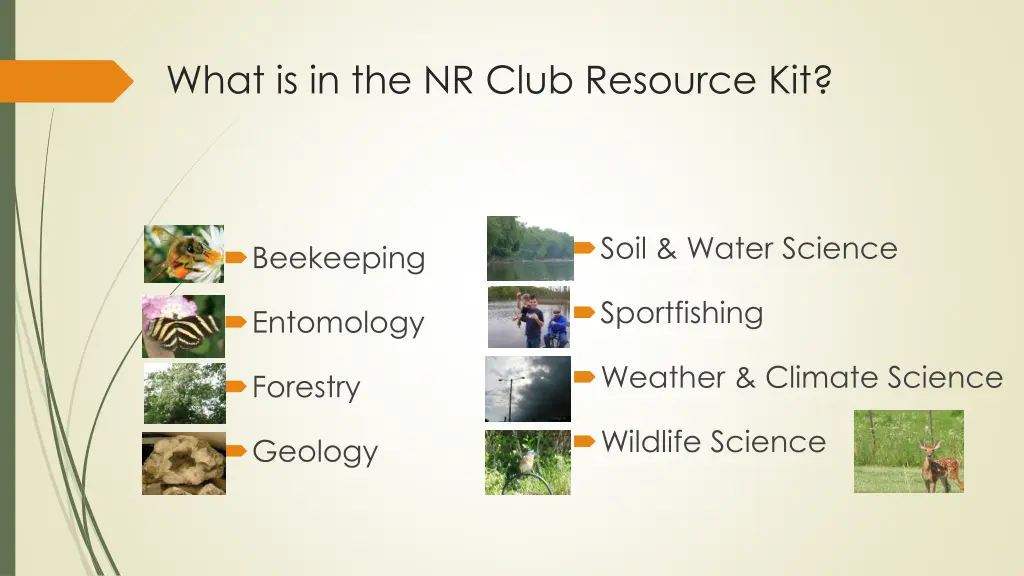 what is in the nr club resource kit