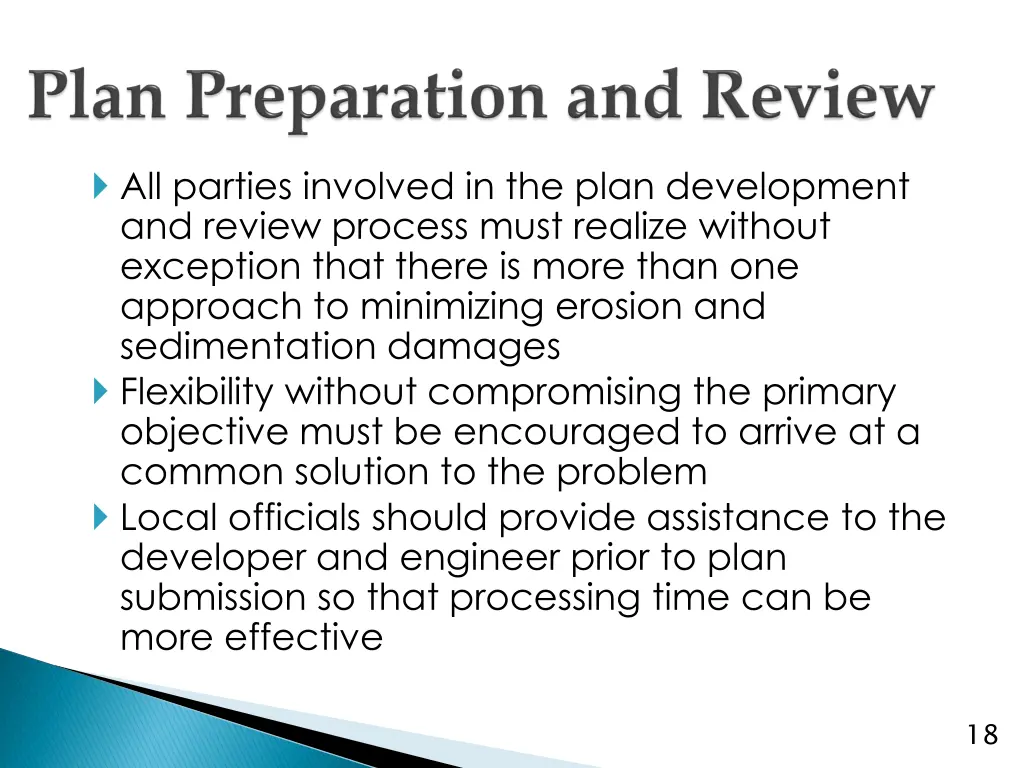 all parties involved in the plan development